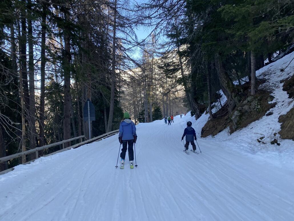 Passtrasse runter nach La Thuile
