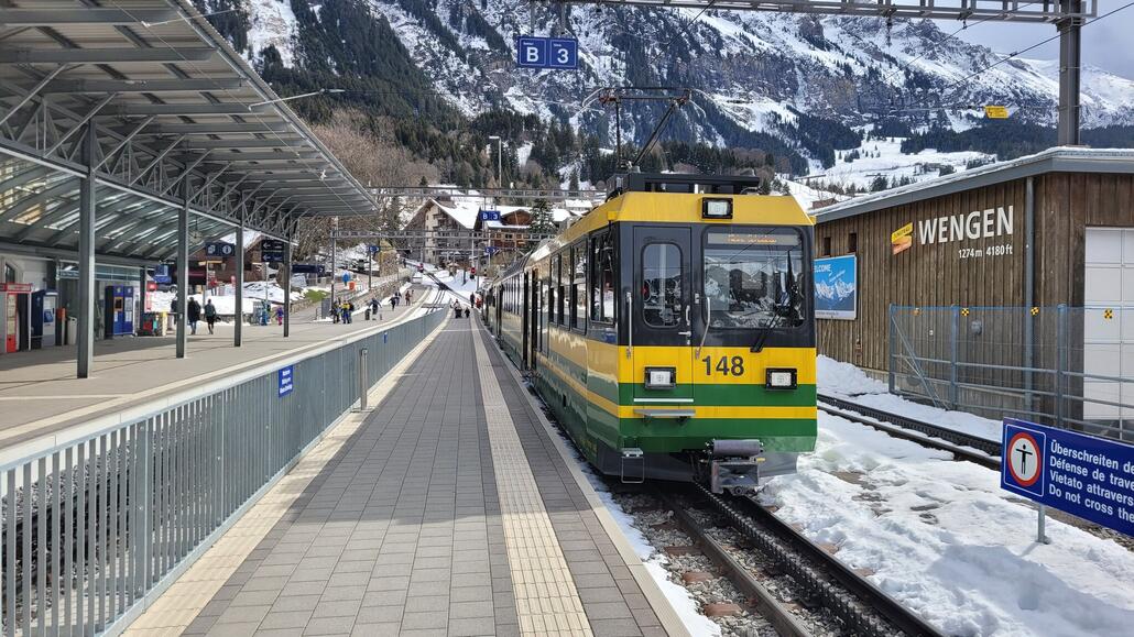 Zahnradbahn zur kleinen Scheidegg