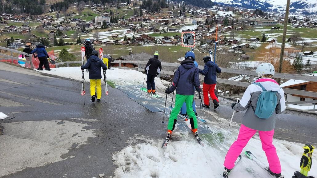 Mattenski auf der Piste 22
