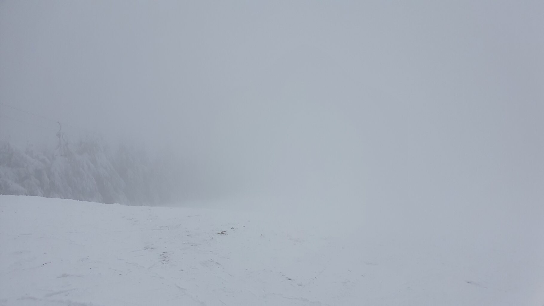 Piste war OK, teilweise ein bisschen Dreck