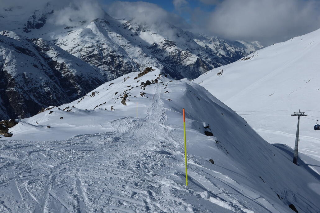 Marmotte: Der Teil auf dem Grat ist vom Panorama wirklich toll