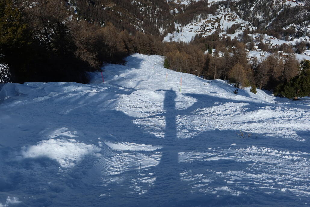 Steile Waldschneise der Hermetje