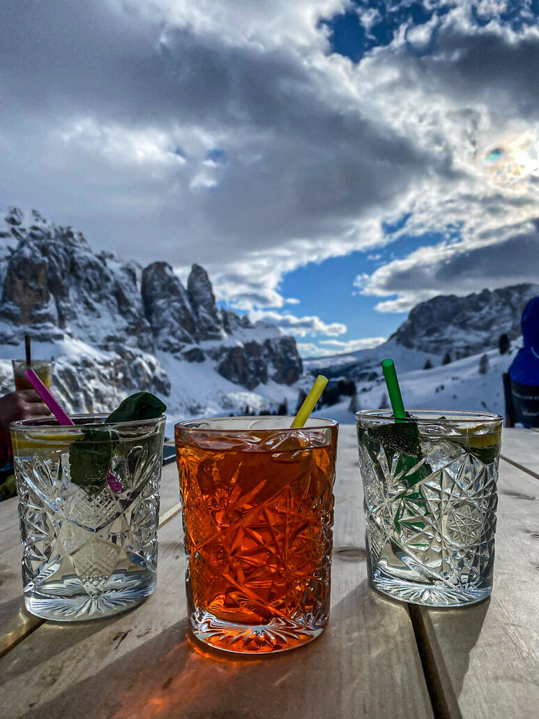 Apero auf der Jimmi Hütte