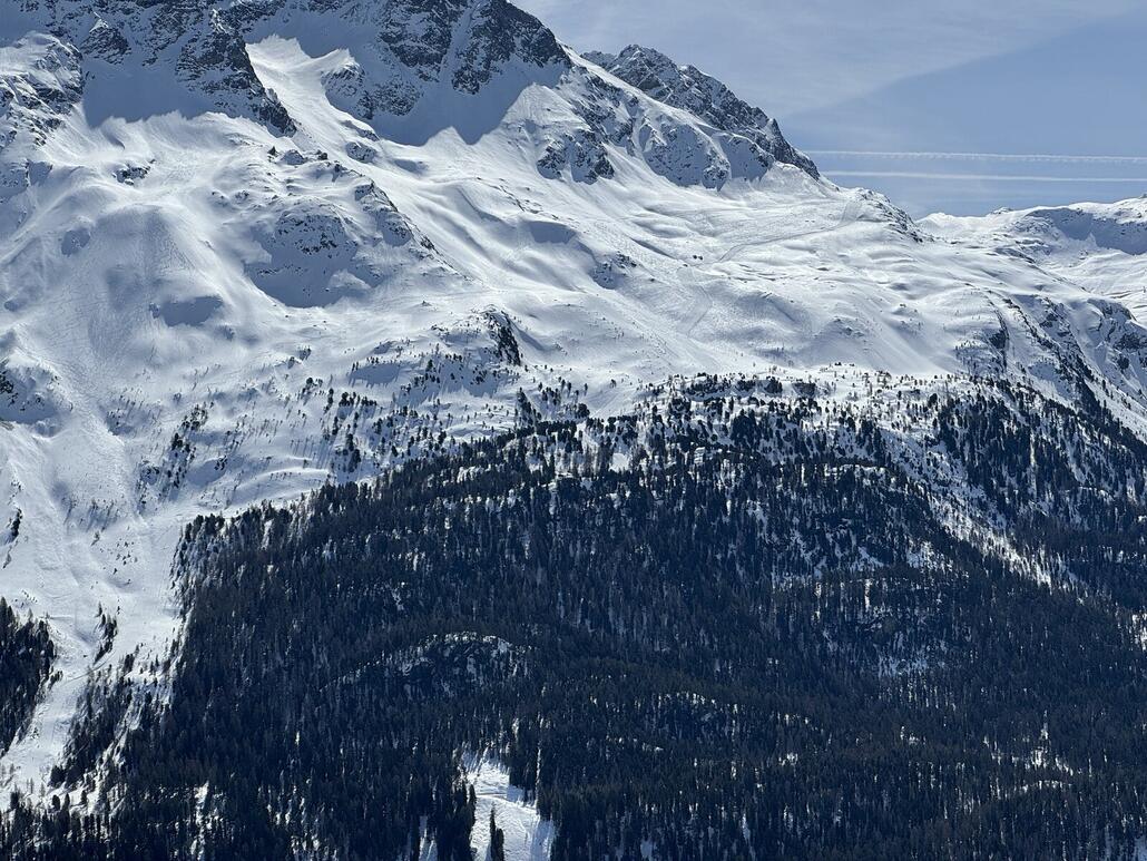 Ausblick Hahnenseeabfahrt