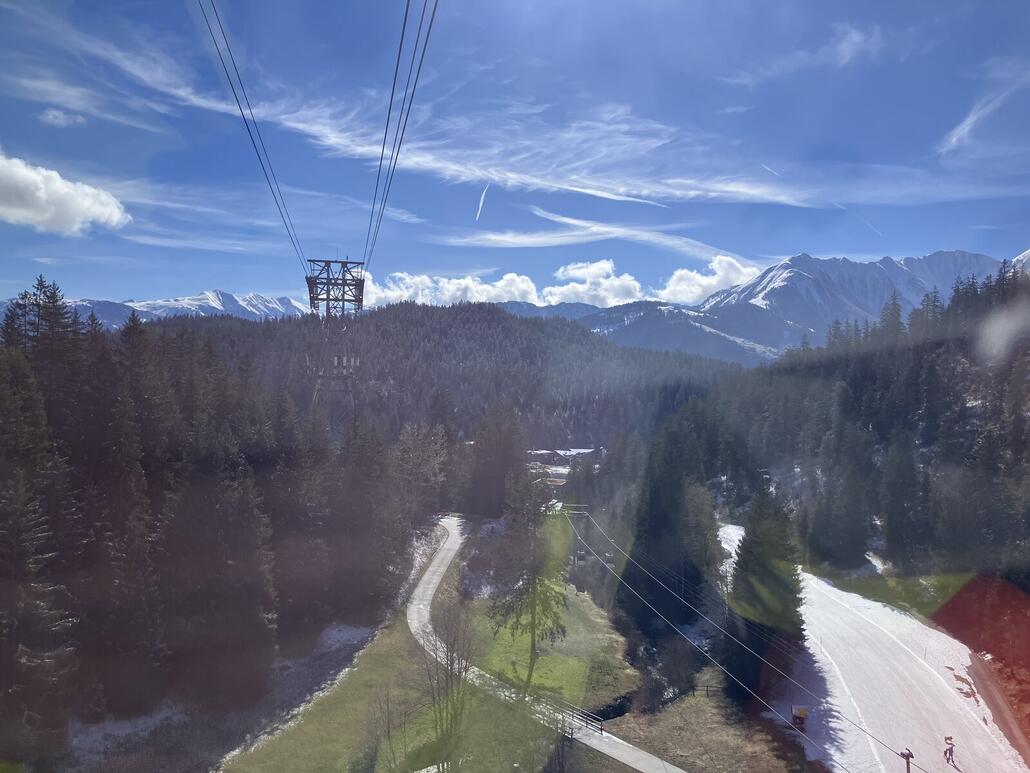 Auffahrt mit dem Rockshuttle