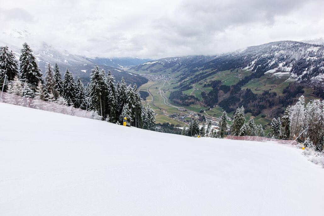 Die schwarze 13b nach Vierschach war noch gut zu fahren, ist bei kälteren Temperaturen aber schon deutlich besser.