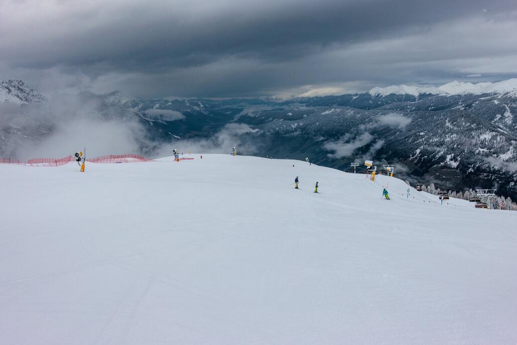Morgens auf dem Helm schien der Tag erstmal gleich zu starten wie gestern.