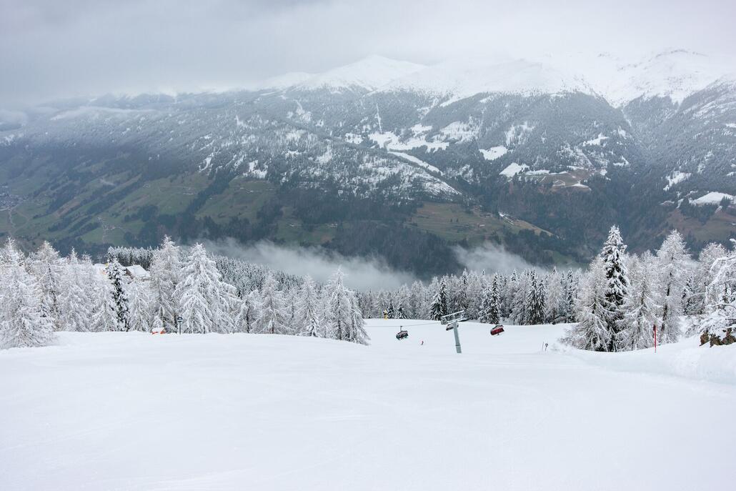 An der Hasenköpfelbahn haben wir heute einige der zahllosen Abfahrten genossen.