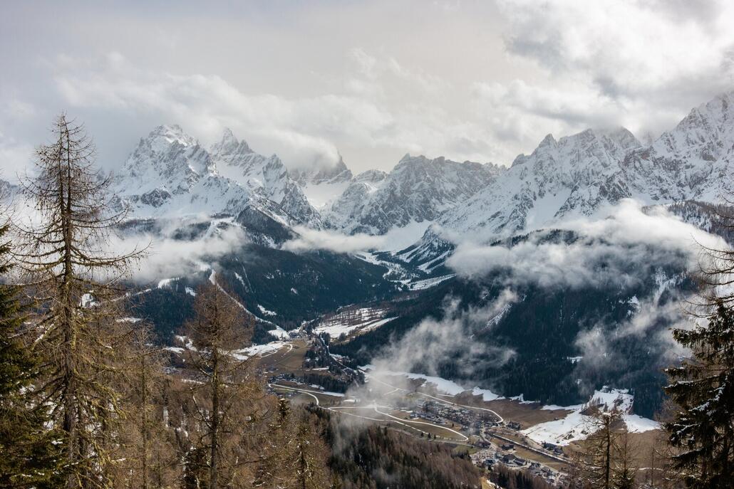 Im Tal liegt nun leider kein Kosmetikschnee mehr.