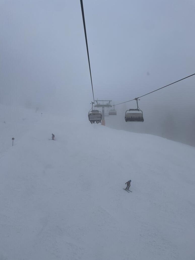 Nebel…Schneefall…