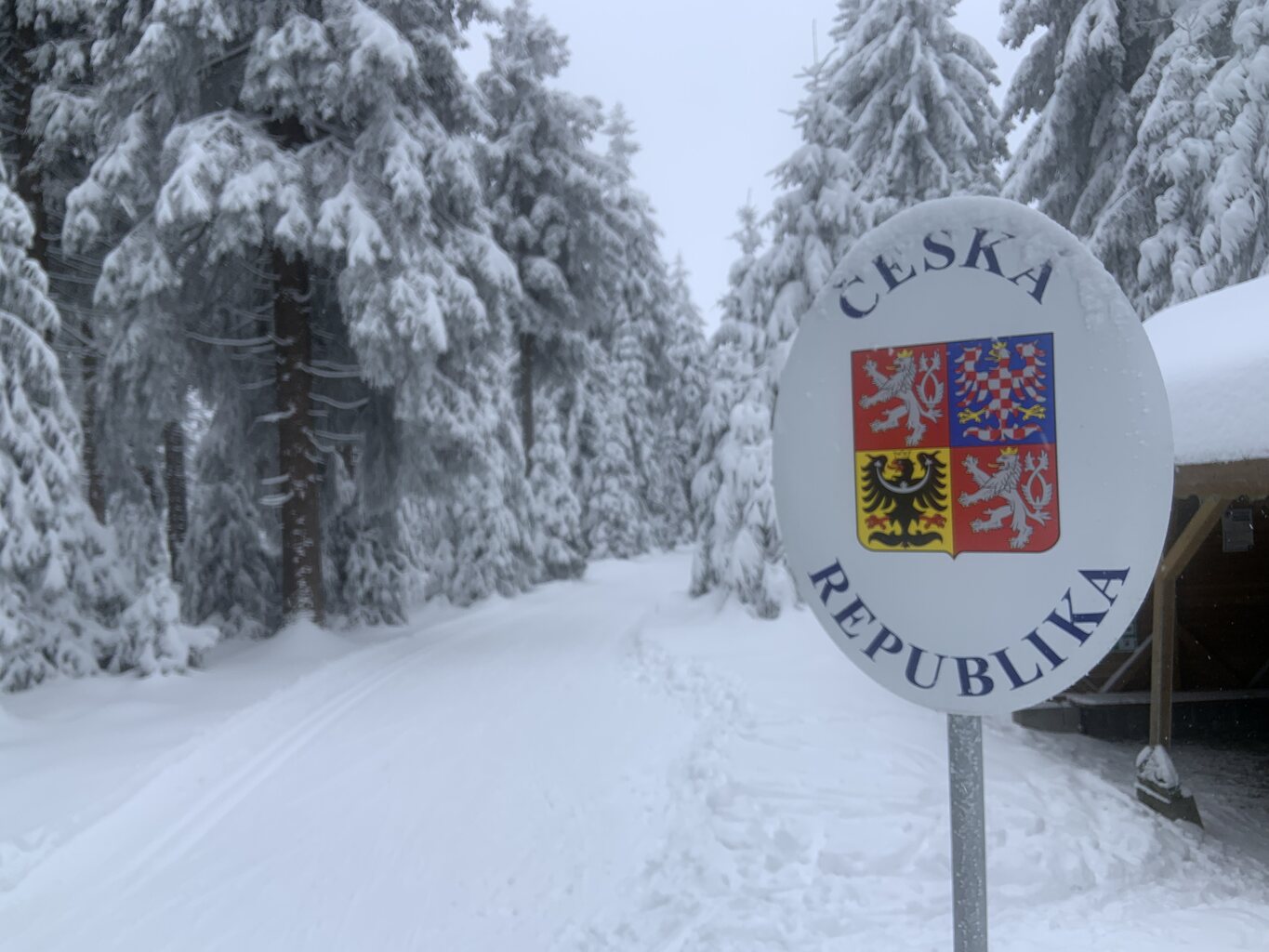 Übergang nach Böhmen klappt bestens.