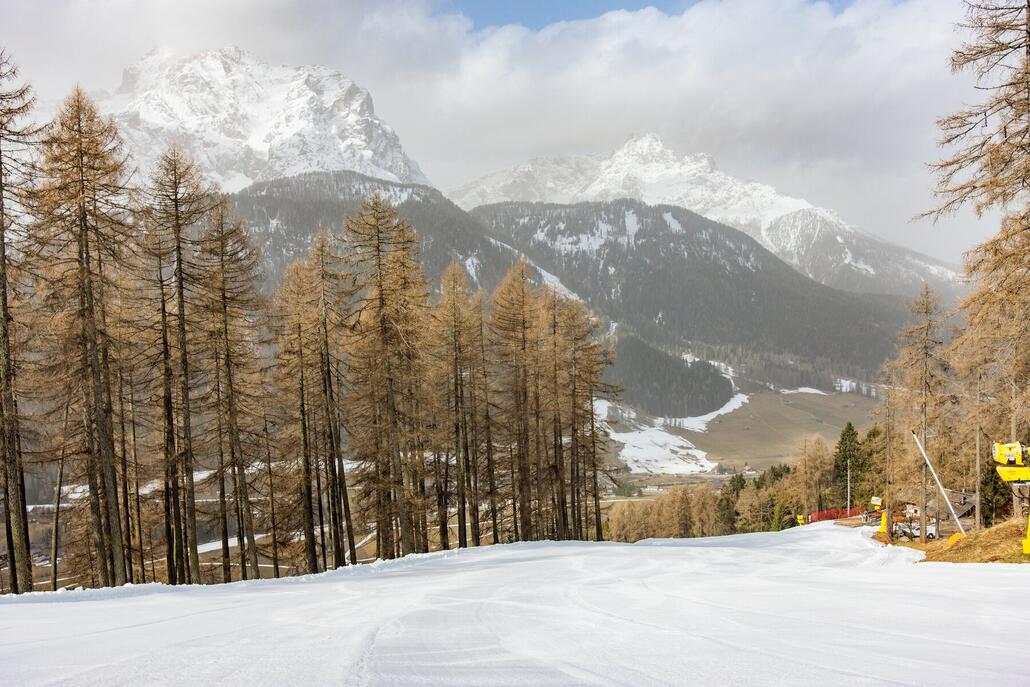 Auf der 11a kurz bevor der Steilhang nach Sexten startet.