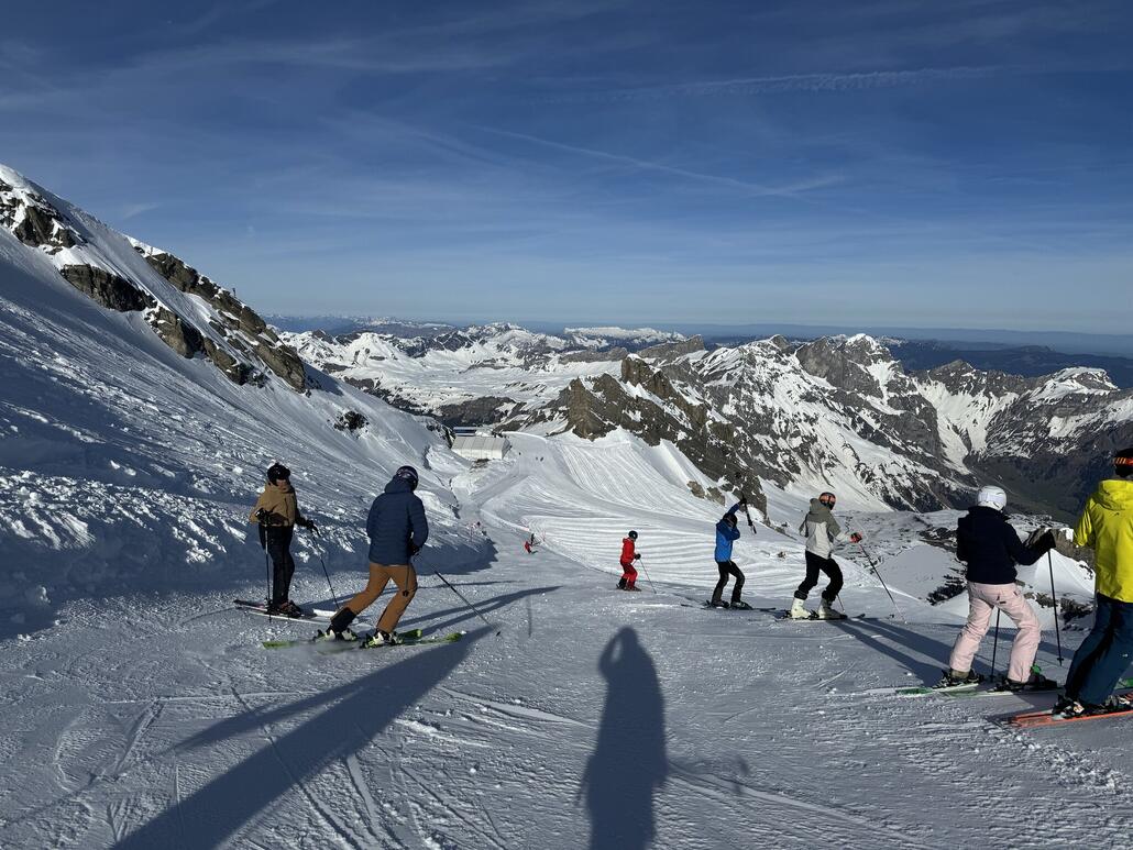 Blick von der Bergstation SL Gletscherpiste