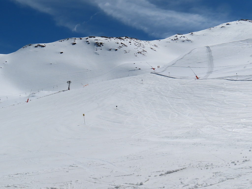 Oberhalb der Bergstation des 8er Jets