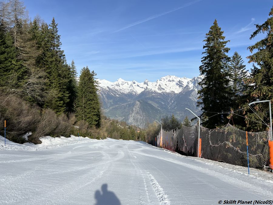 Piste Tracouet-Haute-Nendaz um 9h