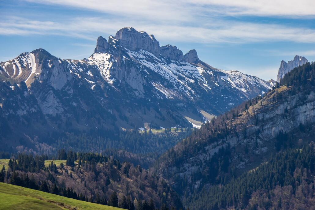 Blick Richtung Hüser.