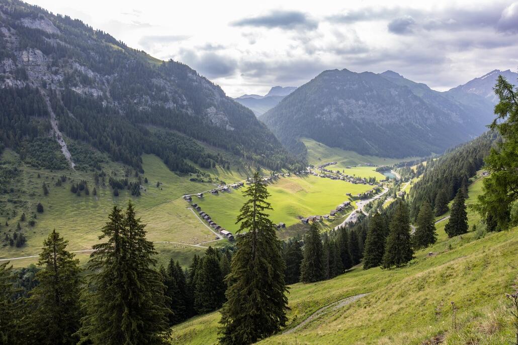 Morgendliche Stimmung in Steg.