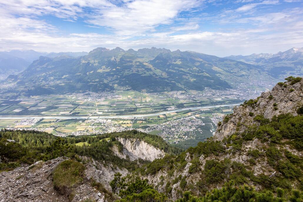 Blick auf die Alviergruppe.