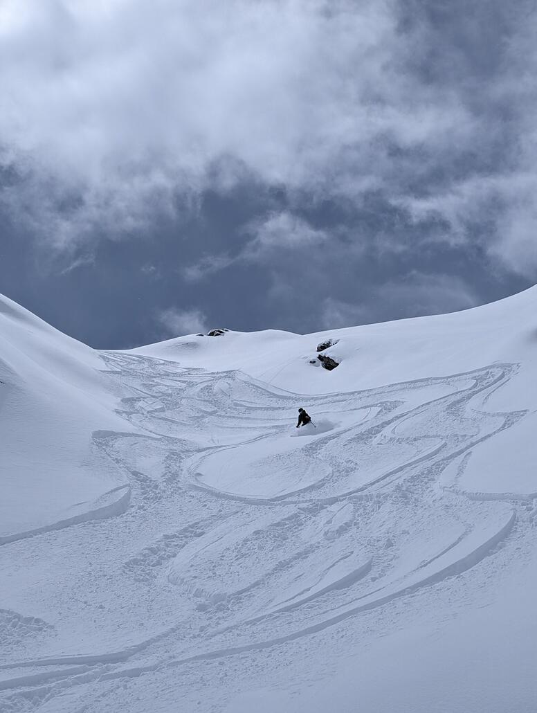 Nettes Couloir in der Kelle