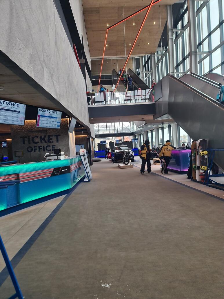 Mottolino Talststion, sehr schön