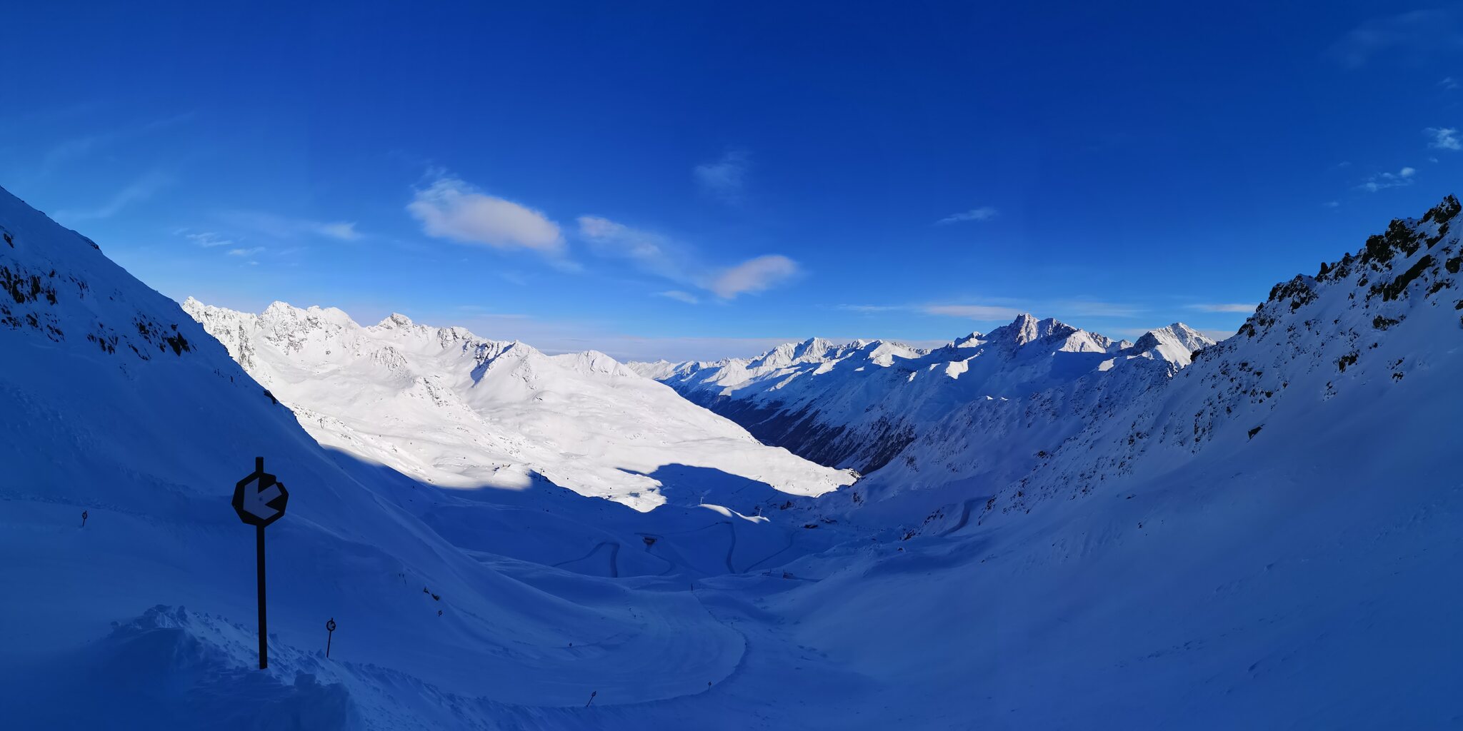 Auf der Tunnelabfahrt