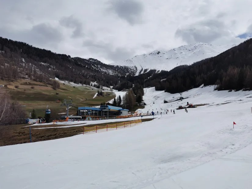 6. Gut, der Anfänger Tellerlift hier unten hat auch noch geöffnet.