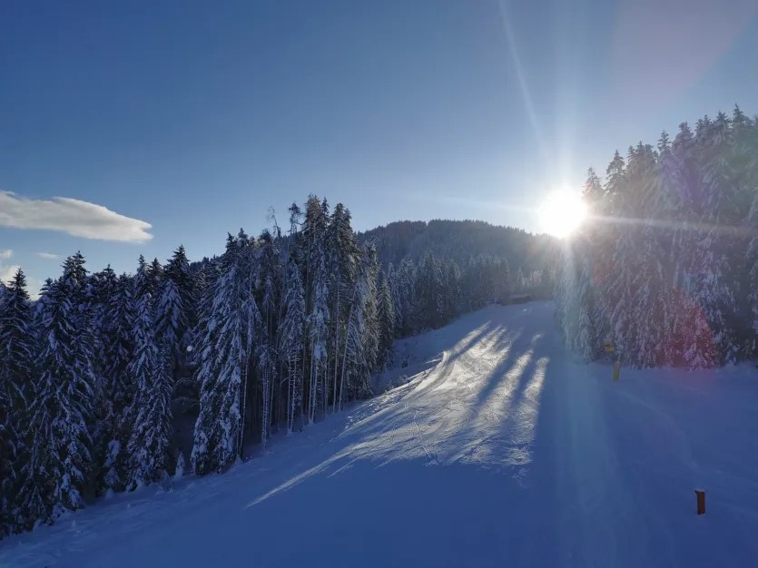 1. Auffahrt in der Streubödenbahn