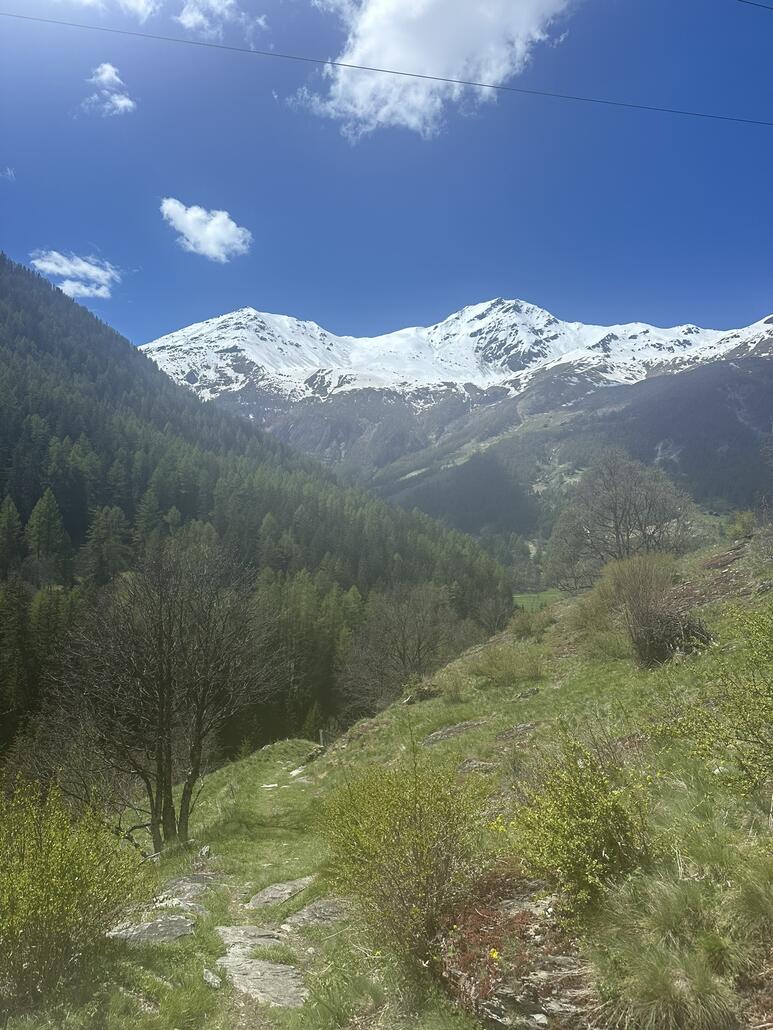 Nach Hauderes und das Arolla Tal