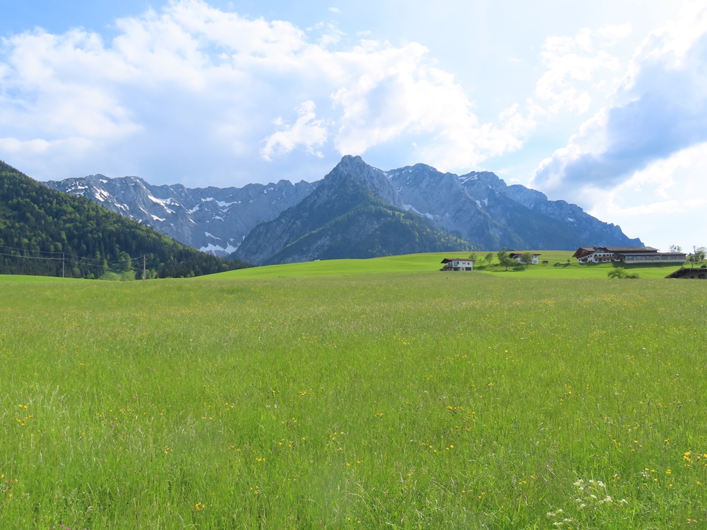 Blick auf den Zahmen Kaiser