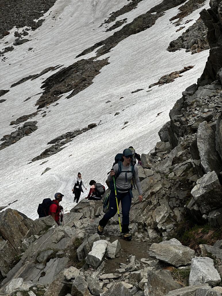 Wir machen uns auf den Rückweg.