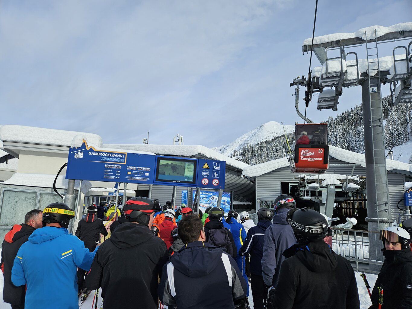 Los war schon etwas, aber klar wen die Rosskopf um halb 11 immer noch nicht geht.