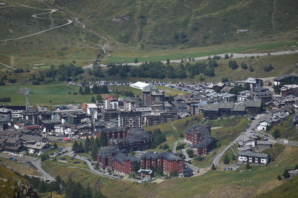 Von hier hat man guten Blick auf Cervinia