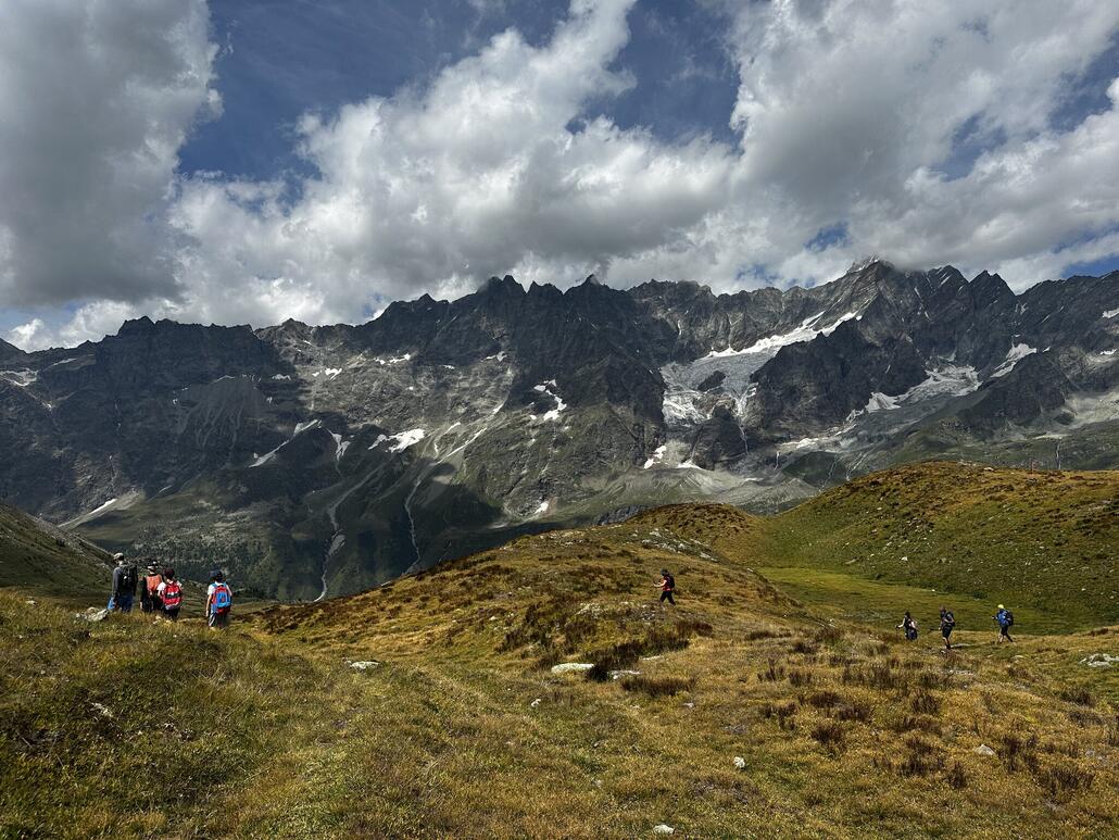 Wir machen uns auf den Weg Richtung Cervinia