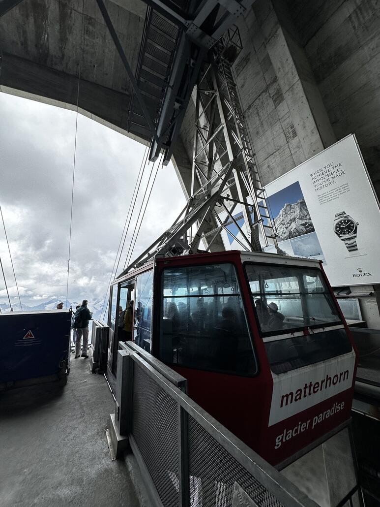 ... und wieder runter