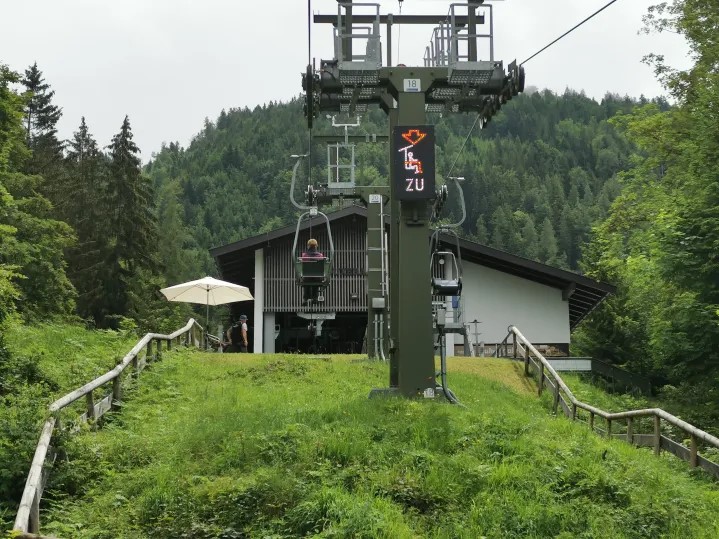 8. Und schon ist die Mittelstation erreicht.