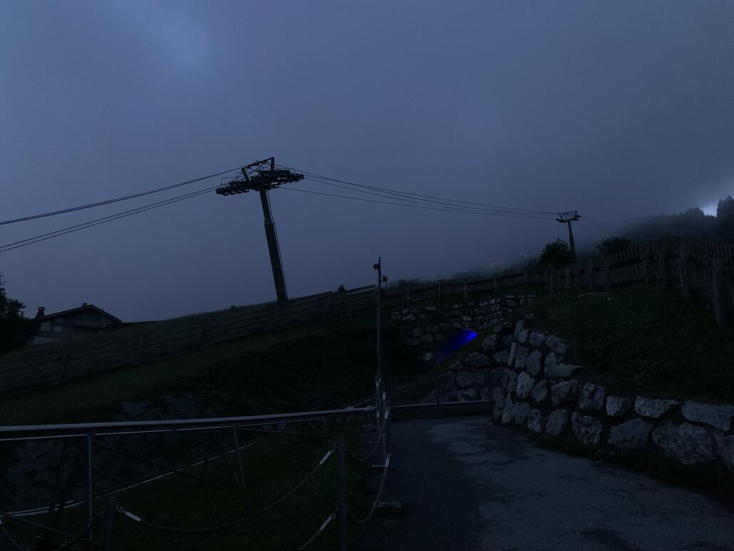 In Megève halte ich kurz an der Jailett Gondel