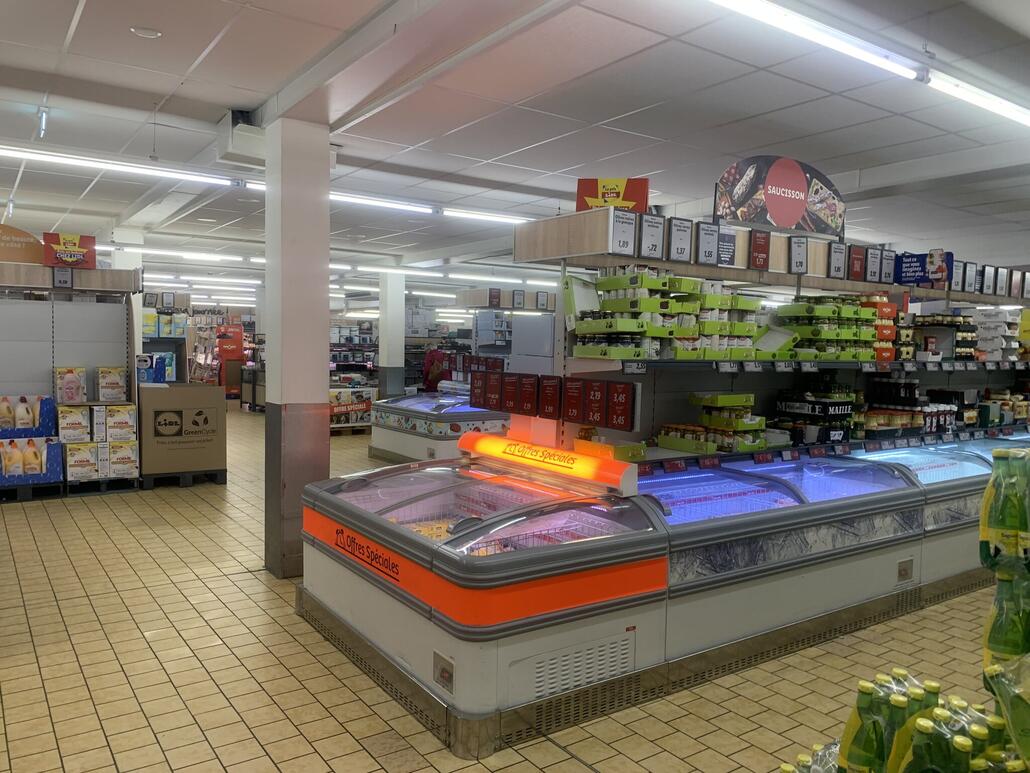 Ein Lidl in Frankreich ist nicht gerade eine Augenweide