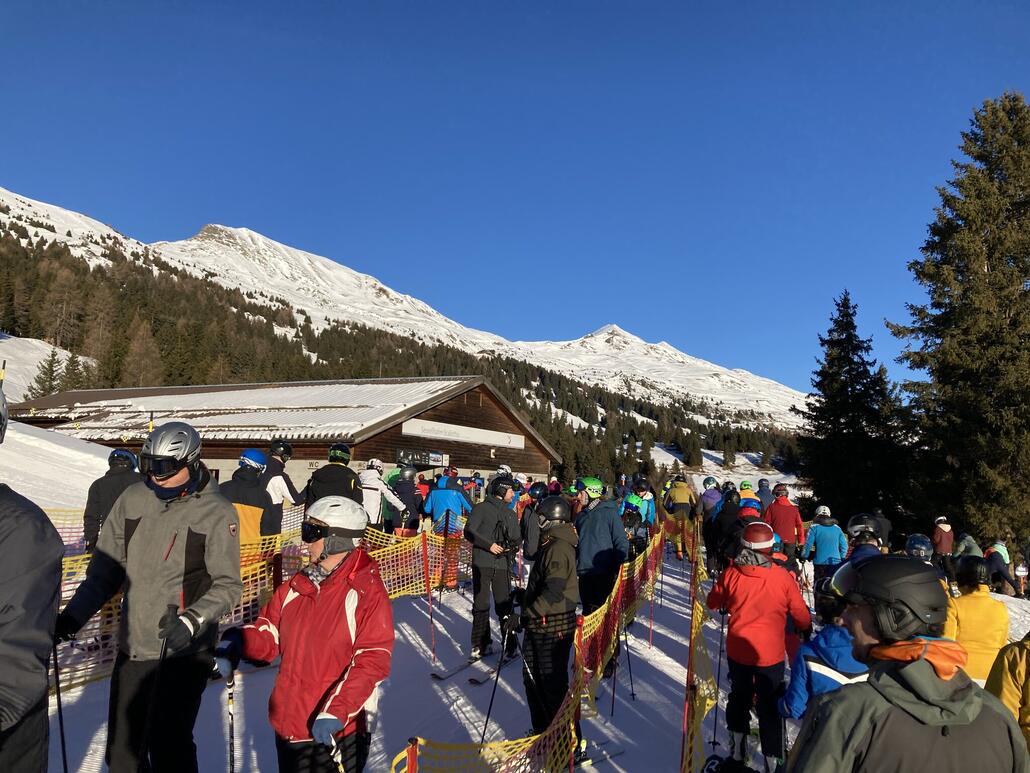 Im Winter herrscht hier meistens deutlich mehr Betrieb als im Sommer.