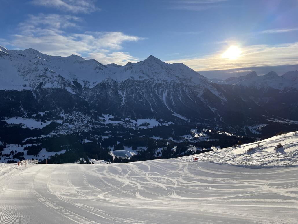 In einem halben Jahr schaut diese Abfahrt hoffentlich auch wieder so aus!