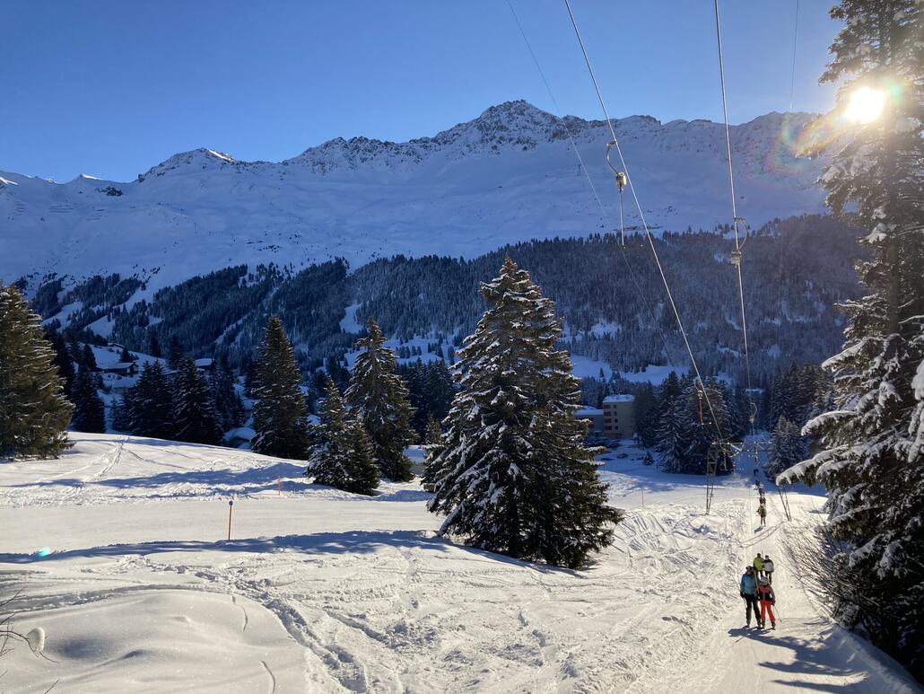 Und ein Blick nach unten. Ich kann mich erinnern, dass dieser Morgen richtig kalt war.