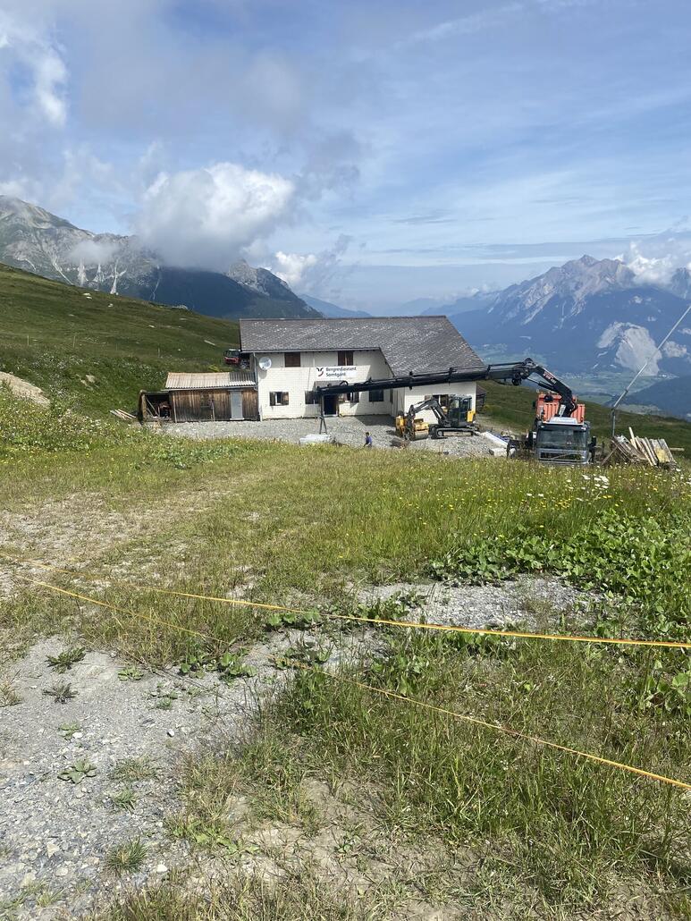 Das Bergrestaurant Somtgant kriegt eine neue Terrasse