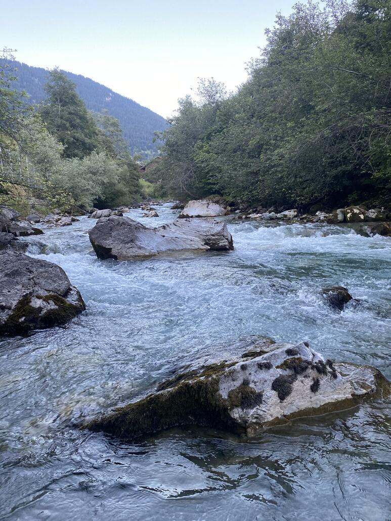 Bevors dann wieder auf die Forellenpirsch geht.