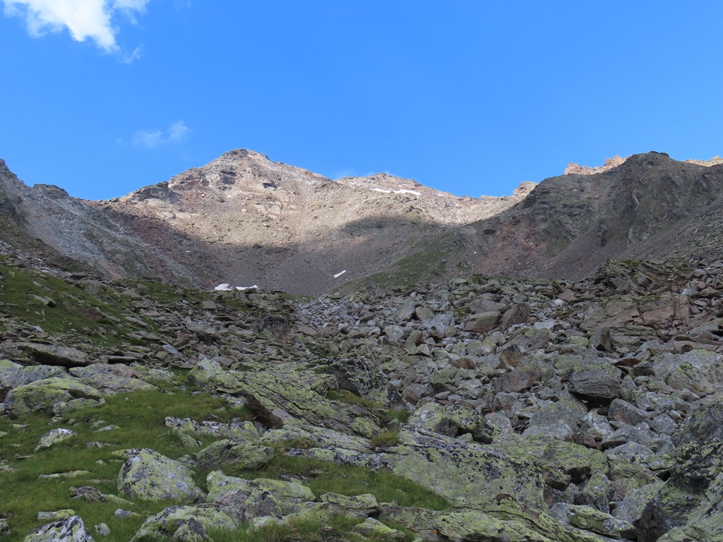 Blick zurück zur Orgelspitze