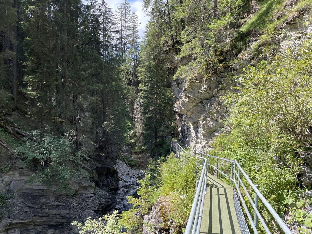 Schlucht beim Fondeier Bach