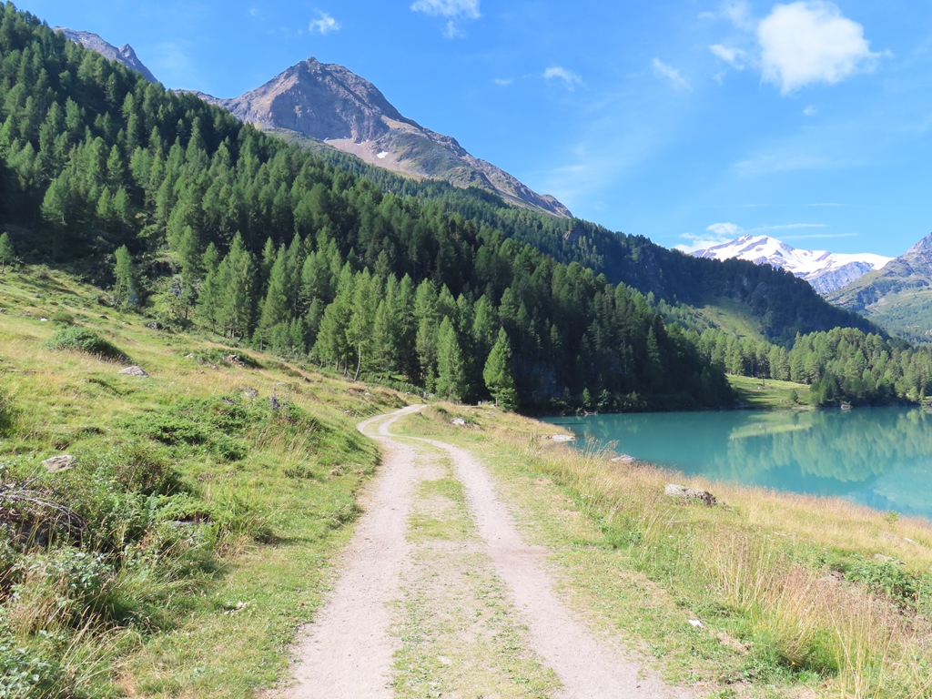 Hier habe ich die Abzweigung nach oben schon verpasst.