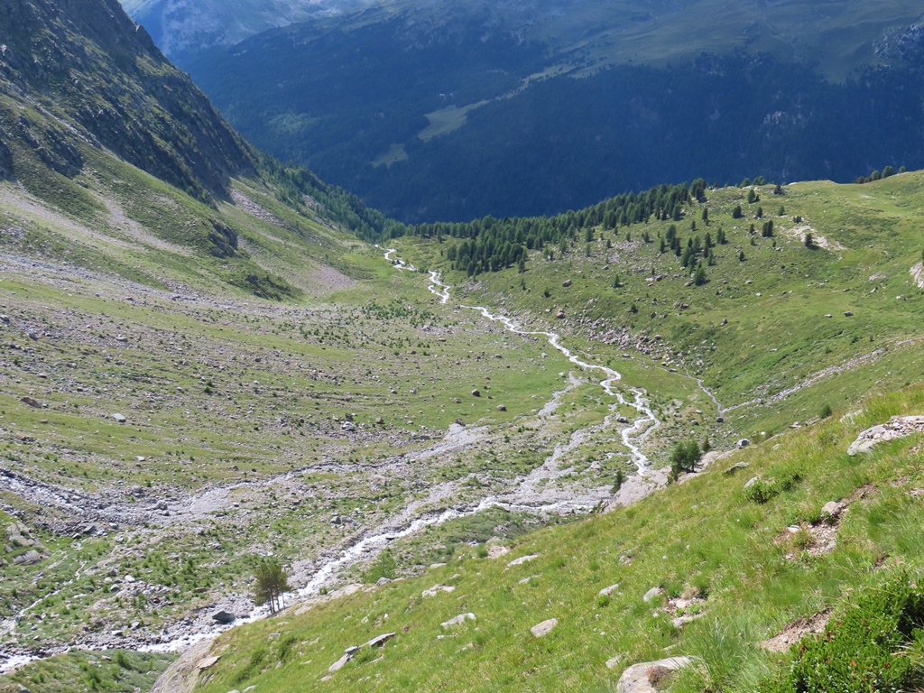 unterwegs nach unten