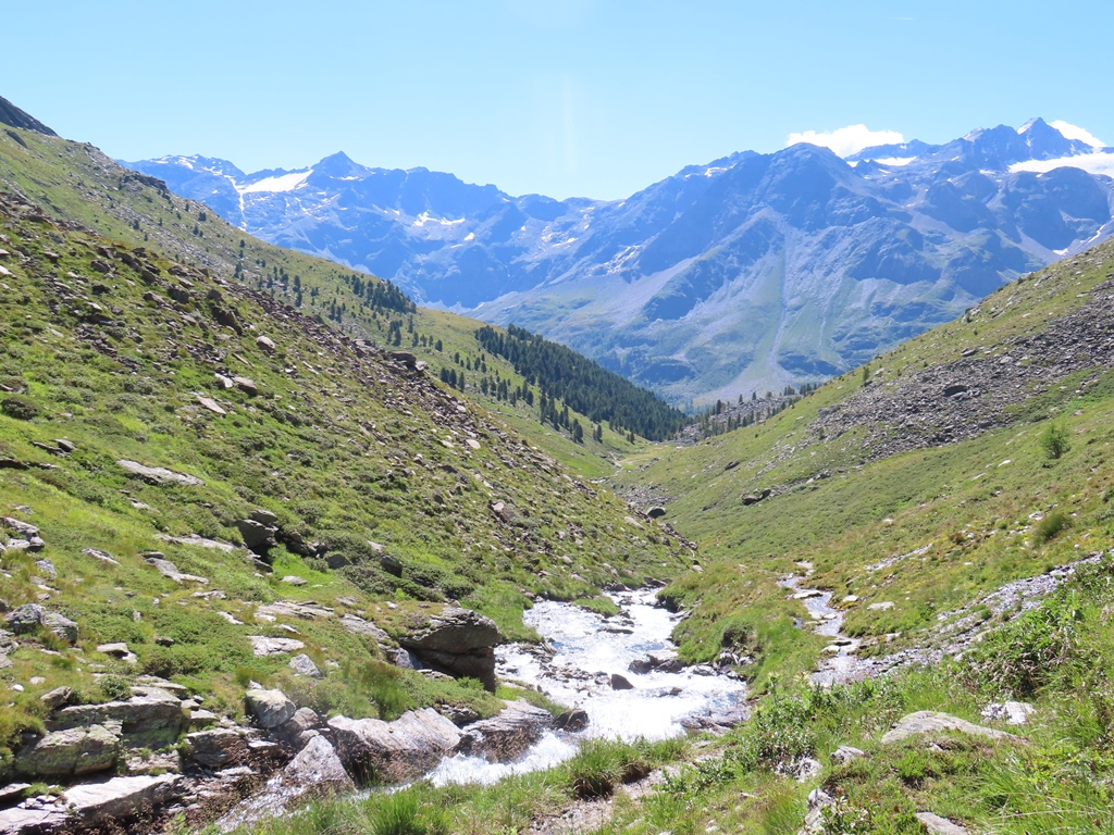 Blick auf den Kamm zwischen Sälentspitze und Hinterer Schranspitze