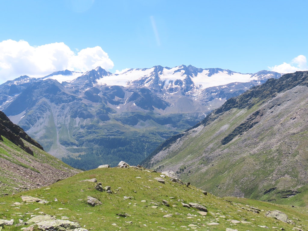 Blick zu den Veneziaspitzen
