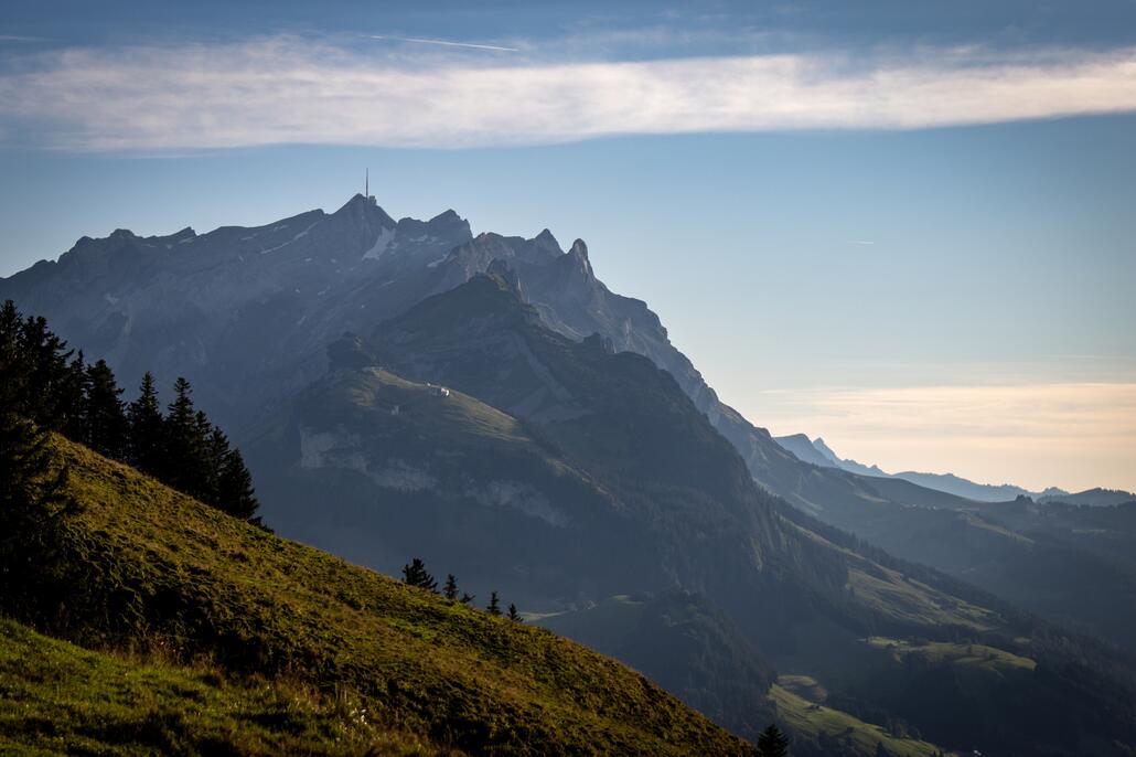 Zoom Richtung Säntis.