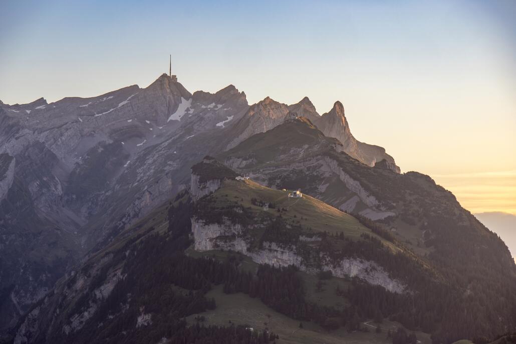 Ebenalp mit Säntis.